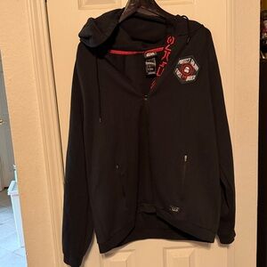 Black Star Wars First Order zip up hoodie- Disneyland Galaxy’s Edge